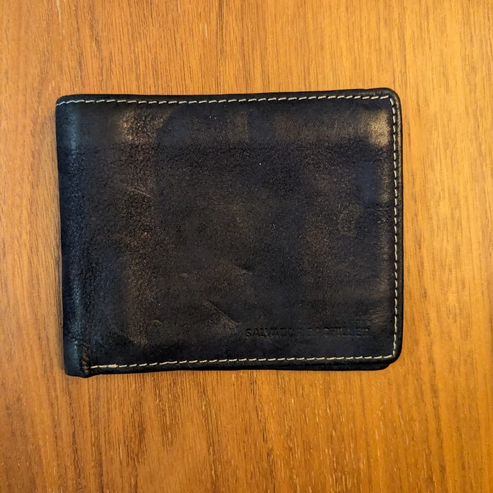 Men's Salvador Bachiller Genuine Leather Wallet - Picture 1 of 6